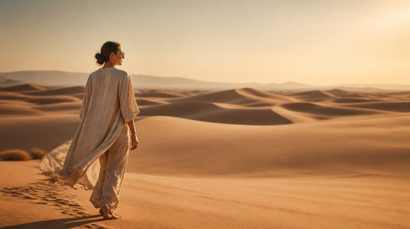 Hero banner — desert dune golden hour