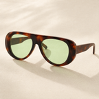 NABATA — hero (tortoise acetate / Soft Botanical Green)