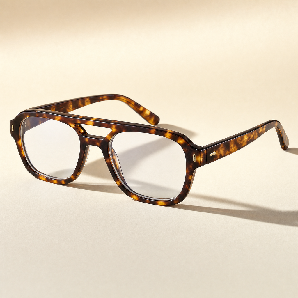 ATLAS tortoise optical frame studio view